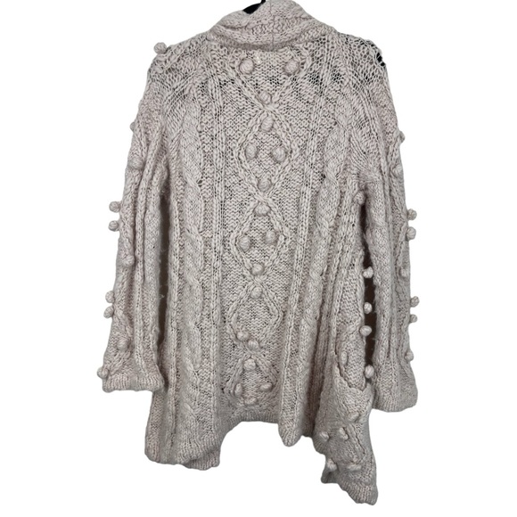 Laurie B Chunky Wool bobble knit Cardigan M - Picture 2 of 5